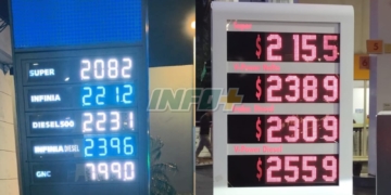Este jueves volvieron a aumentar los combustibles: los nuevos valores