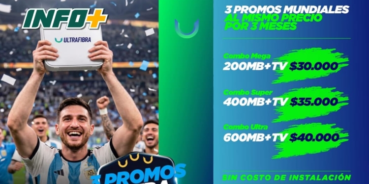 UltraFibra llega a Barrancas con “3 Promos Ultra Mundiales” y una propuesta de conectividad de última generación