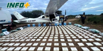 Imputaron a ocho personas por los 442 kilos de cocaína hallados en la avioneta en Vera