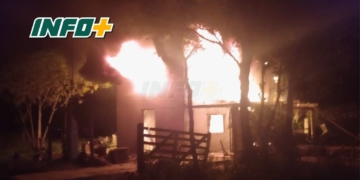 Un incendio destruyó una vivienda en Gessler donde viven 12 personas