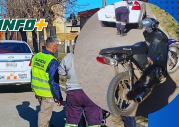 La Guardia Urbana secuestró una moto por múltiples infracciones en Andino