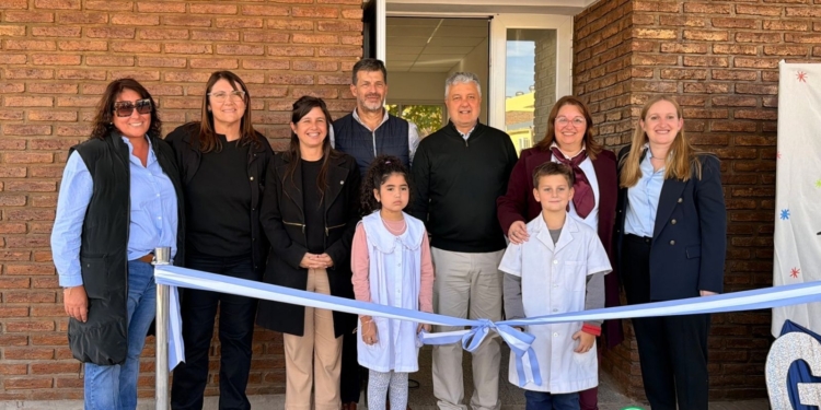 San Genaro inauguró una nueva aula y ya suma tres obras educativas del programa “1.000 Aulas”