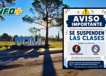 Monje: suspendieron las clases tras estar más de 15 horas sin energía eléctrica