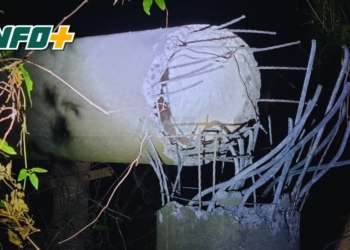 Tumbaron una columna, robaron cables y dejaron sin luz a Monje, Maciel y Gaboto