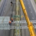 Este sábado cortarán nuevamente la autopista para colocar un pórtico