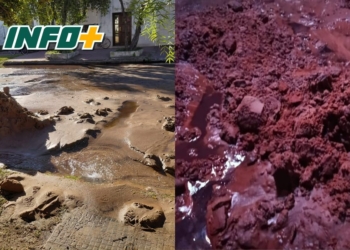 «Metros de arena y suciedad»: realizaron una profunda limpieza del tanque de agua en Barrancas