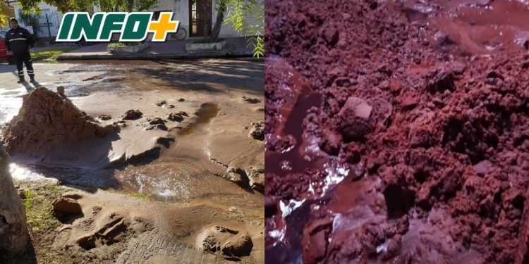 «Metros de arena y suciedad»: realizaron una profunda limpieza del tanque de agua en Barrancas