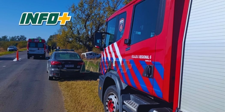 Trágico accidente en Ruta 9 y corte de ruta: un hombre murió tras chocar contra un árbol