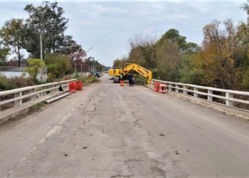 Reparan el puente de la ex Ruta 9 entre Correa y Carcarañá