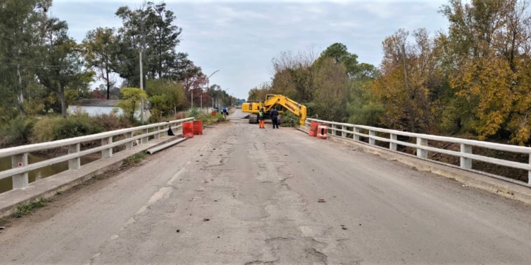 Reparan el puente de la ex Ruta 9 entre Correa y Carcarañá