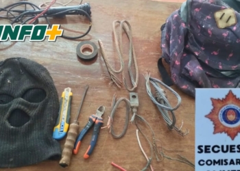 Oliveros: detuvieron a un hombre acusado de intentar robar cables de un transformador de la EPE