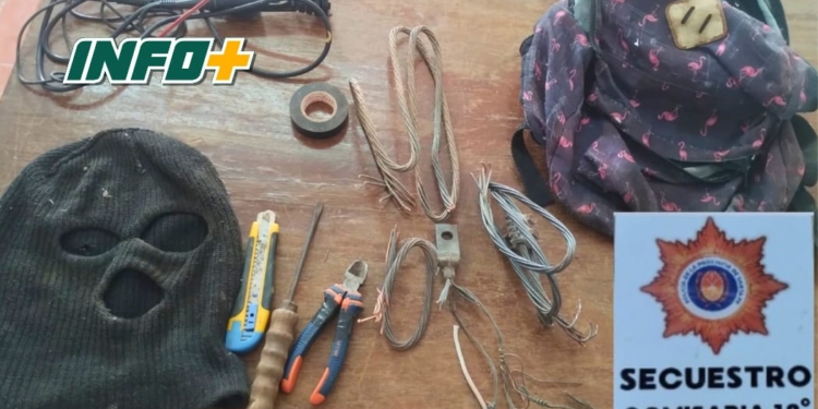 Oliveros: detuvieron a un hombre acusado de intentar robar cables de un transformador de la EPE