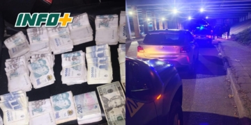 Conductor de Correa se negó al control de alcoholemia y fue detenido con $15 millones