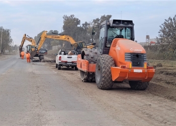 Avanzan las obras de repavimentación en Ruta 11: paso alternado en Puerto San Martín