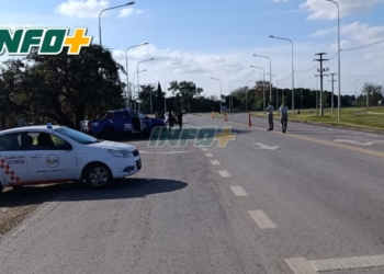Importante operativo de control en Pueblo Andino con secuestro de un vehículo