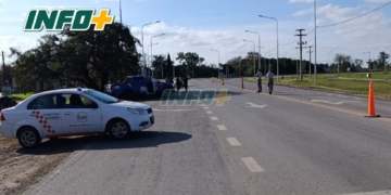 Importante operativo de control en Pueblo Andino con secuestro de un vehículo