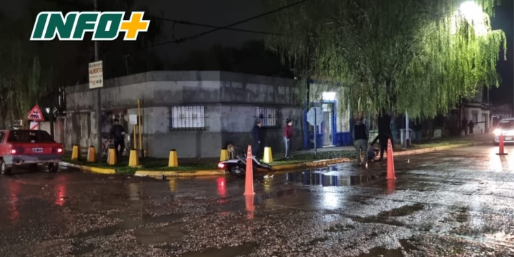 Robó una moto en Barrancas y chocó contra un auto mientras escapaba