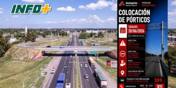 Volverán a cortar la autopista mano a Rosario para la colocación de pórticos