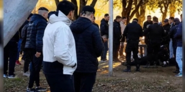 Dos detenidos por la brutal agresión al policía en la final de la Liga Cañadense