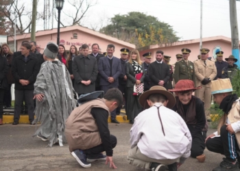 Camino a los 500: Gaboto celebró los 499 años del Fuerte Sancti Spiritu