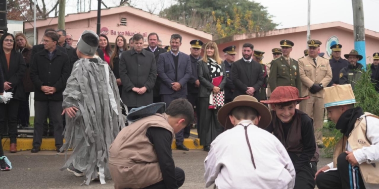 Camino a los 500: Gaboto celebró los 499 años del Fuerte Sancti Spiritu