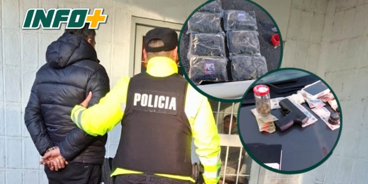 Operativo en la autopista Rosario–Santa Fe: secuestraron drogas y un arma