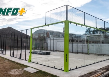 Comenzó la construcción de la cancha de pádel en el Club Sarmiento de Timbúes