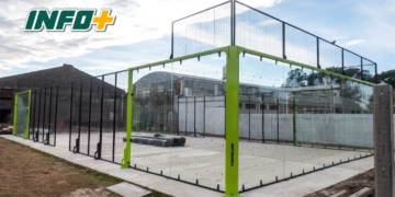 Comenzó la construcción de la cancha de pádel en el Club Sarmiento de Timbúes