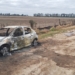 Un auto se incendió en Gaboto y su conductor oriundo de Maciel resultó ileso