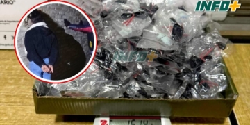 Gendarmería detuvo a una mujer con más de 250 dosis de cocaína en Puerto San Martín
