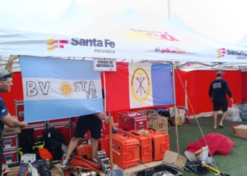 La brigada USAR de Santa Fe comenzó sus tareas en las zonas afectadas en Venezuela