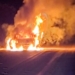 Otro auto quemado en la región: se incendió un Renault Logan en Bdo de Irigoyen