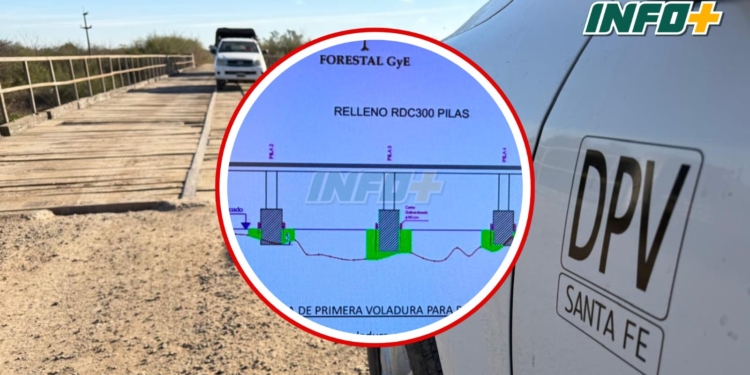 Presentaron el proyecto de restauración definitiva del puente que une Carrizales y Diaz