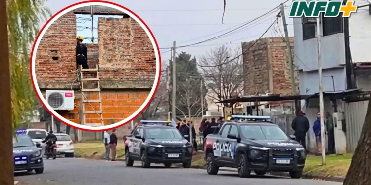 Tragedia en San Lorenzo: un hombre murió tras caer desde el techo de una vivienda