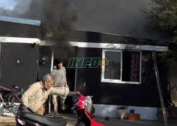 Se incendió una habitación en una vivienda de Oliveros: sólo daños materiales