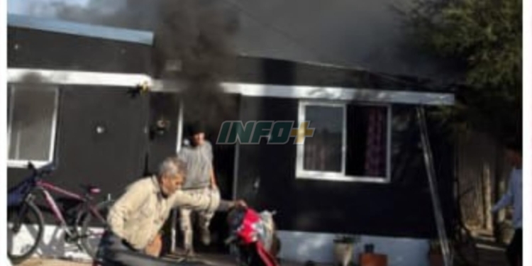 Se incendió una habitación en una vivienda de Oliveros: sólo daños materiales