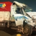 Fuerte choque entre camiones en el acceso a la autopista, en San Lorenzo