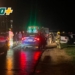 Un efectivo policial resultó herido tras un choque entre un auto y un camión en autopista