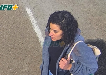 Una cámara captó a Micaela Albornoz en la Ruta 34, en Cañada Rosquín