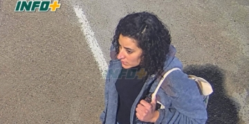 Una cámara captó a Micaela Albornoz en la Ruta 34, en Cañada Rosquín