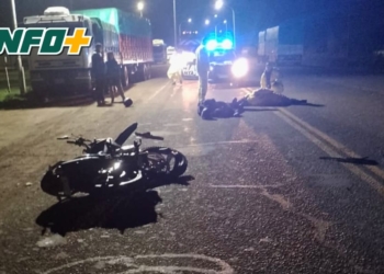 Barrancas: dos motociclistas heridos en un siniestro vial, uno fue derivado al Hospital Cullen
