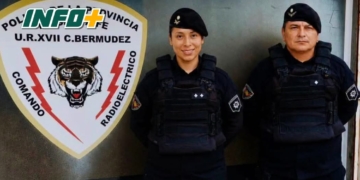 Policías brindaron asistencia a una madre y su bebé tras un parte de urgencia en una casa