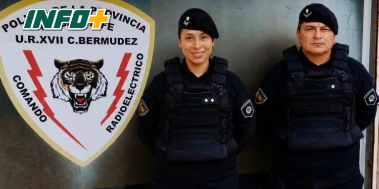 Policías brindaron asistencia a una madre y su bebé tras un parte de urgencia en una casa