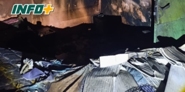 Una vivienda se incendió en la localidad de Diaz y re registraron daños materiales