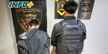 Aprehendieron a un hombre que amenazaba con un cuchillo a una joven dentro de un comercio