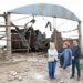Tornado en la región: Diana y Scaglia visitaron el tambo y a la familia más afectada