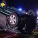 Choque y vuelco en la autopista Rosario Santa Fe: un herido