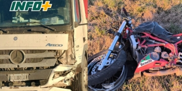 Un motociclista murió tras chocar de frente contra un camión en Ruta 34