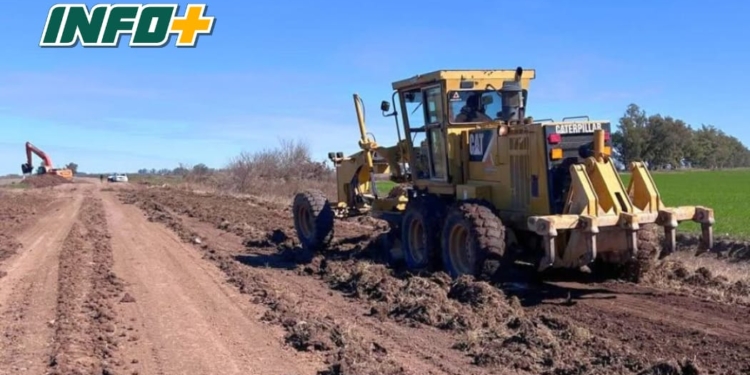 Comenzaron las obras de alteo en la ruta Provincial 28s en Carrizales