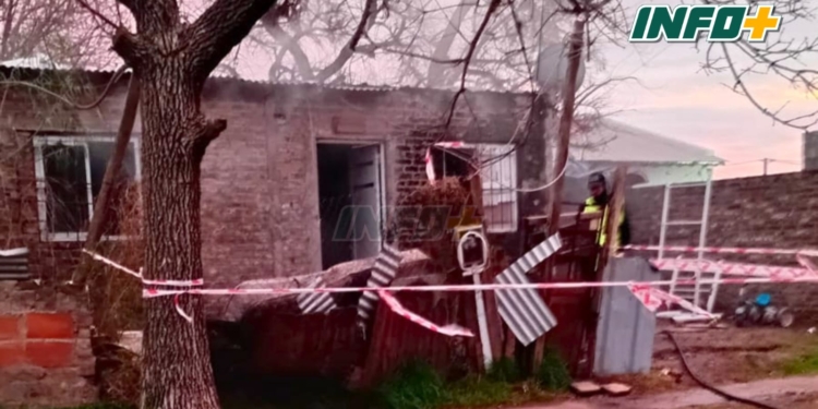 Una estufa provocó un grave incendio en una vivienda de Timbúes